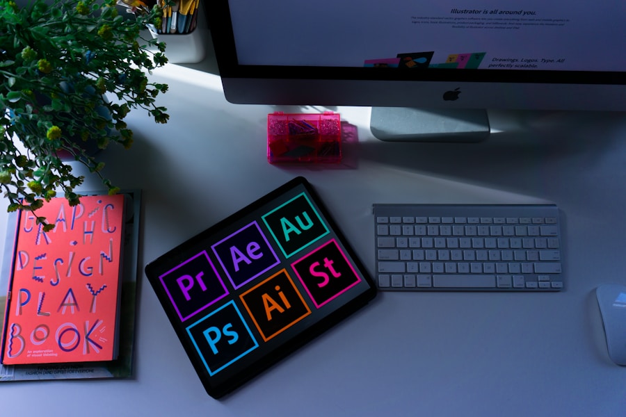 Brand launch creative workspace